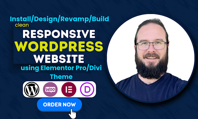 Bestseller - install, build a responsive business wordpress website design with elementor pro