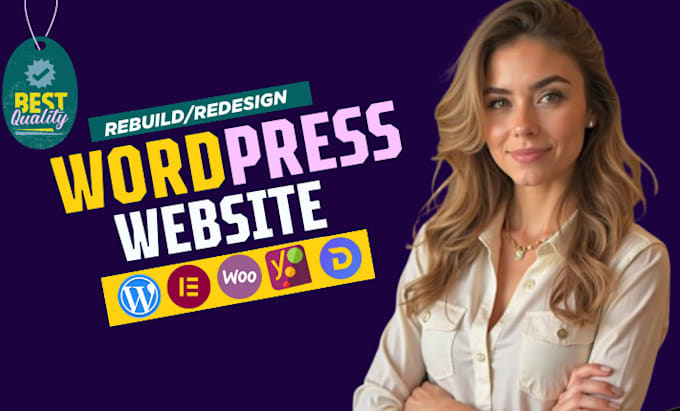 Gig Preview - Revamp clone or design modern responsive wordpress business website development