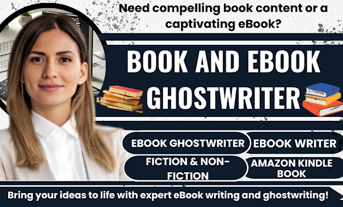 Bestseller - do book and ebook ghostwriting book formatting and publishing for amazon kdp