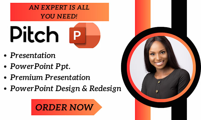 Gig Preview - Design a pitch deck powerpoint presentation