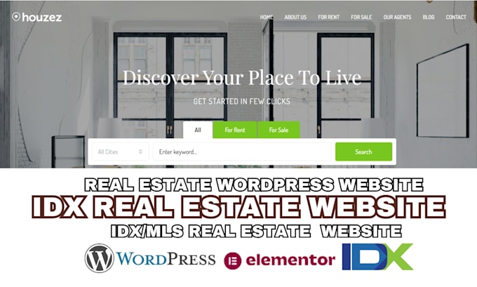 Bestseller - luxury real estate website, idx real estate website, idx mls wordpress website