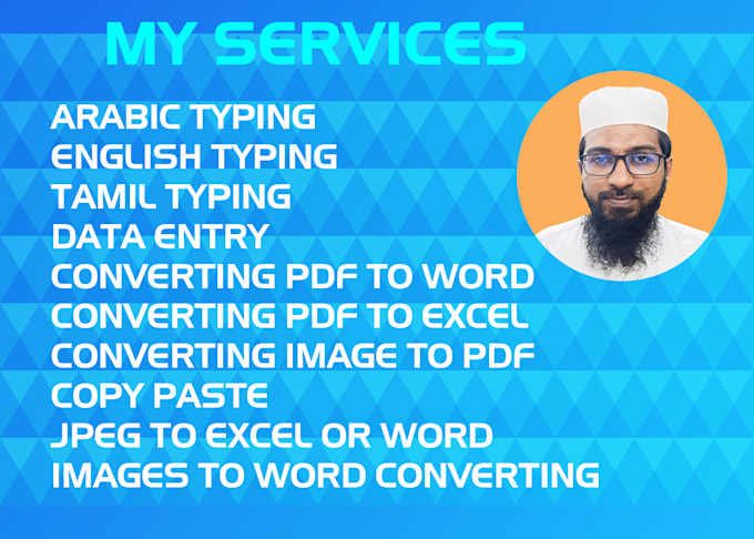 Bestseller - professional arabic data entry and english arabic typing