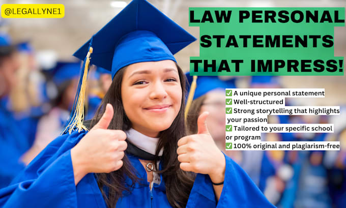 Gig Preview - Help you craft and refine your law school personal statement