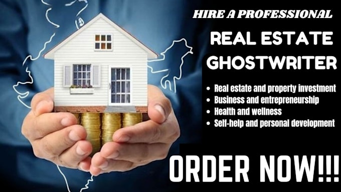 Gig Preview - Ghostwrite any kind of real estate, business, health and wellness ebooks for you