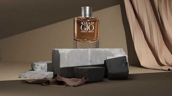 Gig Preview - Create 3d cgi perfume animation 3d perfume design 3d perfume animation