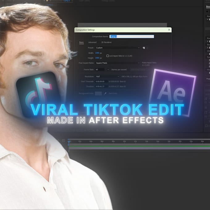 Gig Preview - Make you a tiktok edit using after effects