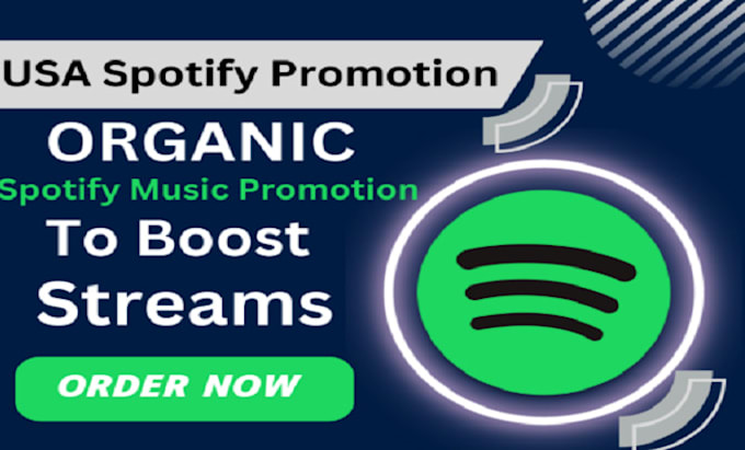 Gig Preview - Do organic spotify music promotion with social media marketing spotify promotion