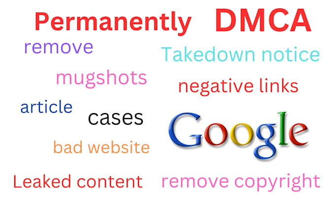 Gig Preview - Permanently remove mugshots,article,news,cases delete negative links on google