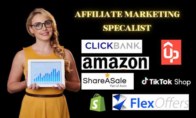 Gig Preview - Create clickbank account shareasale flexoffers uppromote promote affiliate link