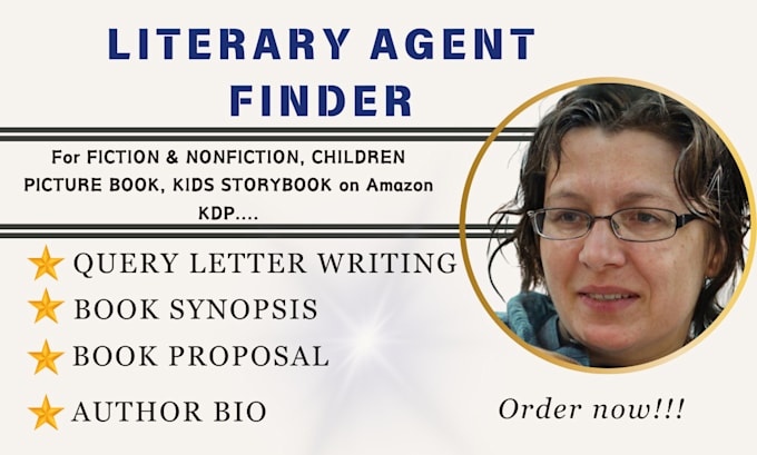 Bestseller - find an active literary agent and write query letter synopsis and publishing kdp