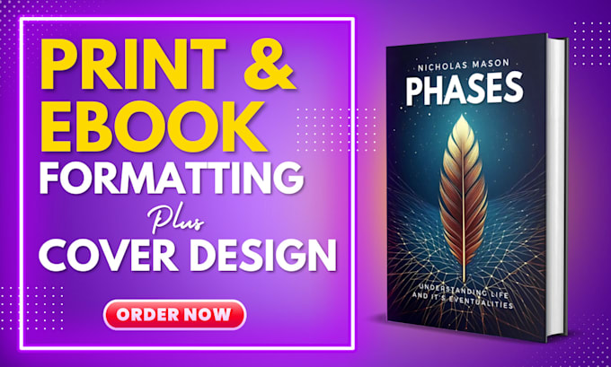 Bestseller - do book formatting, print, ebook formatting and book cover design