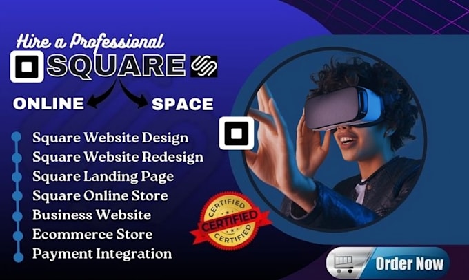 Gig Preview - Square online store square website design squarespace website squareup design