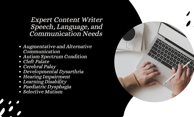 Gig Preview - Write content on speech, language, and communication needs