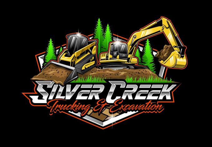 Gig Preview - Create awesome and gorgeous skidsteer and excavator logo design