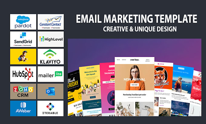 Gig Preview - Design high converting email template for your marketing campaign