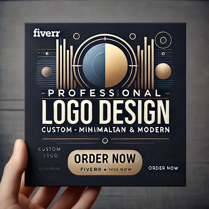 Gig Preview - Create professional custom logo design, unique, minimalist and brand identity