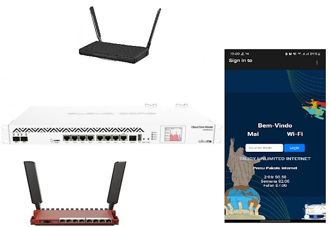 Gig Preview - Configure mikrotik devices for your network needs