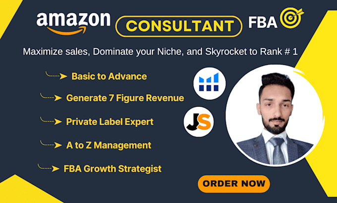 Gig Preview - Your amazon fba consultant, amazon private label VA, amazon fba coach