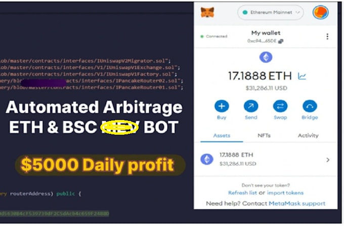 Gig Preview - Fork pancake swap, setup arbitrage trading bot, solana crypto bot, pump fun