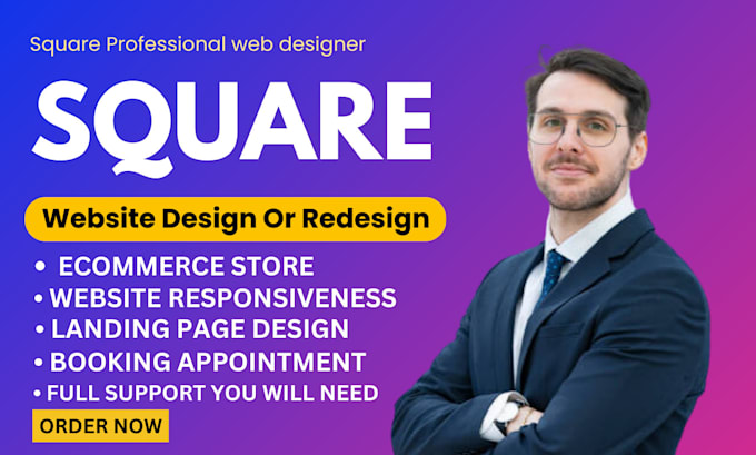 Bestseller - square online store squareup online website redesign square website design