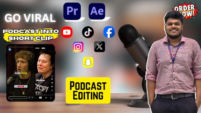 Gig Preview - Create podcast short clips for social media