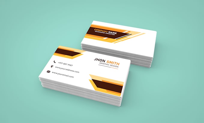 Bestseller - professional minimalist and luxury business card design