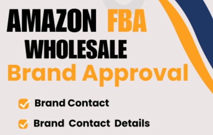 Gig Preview - Create amazon fba wholesale website for brand approval, amazon fba store setup