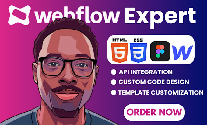 Bestseller - develop custom code webflow website reactjs nextjs api integration webflow