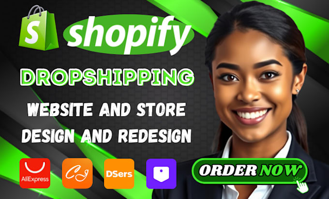 Gig Preview - Do shopify, shopify website redesign, shopify website design