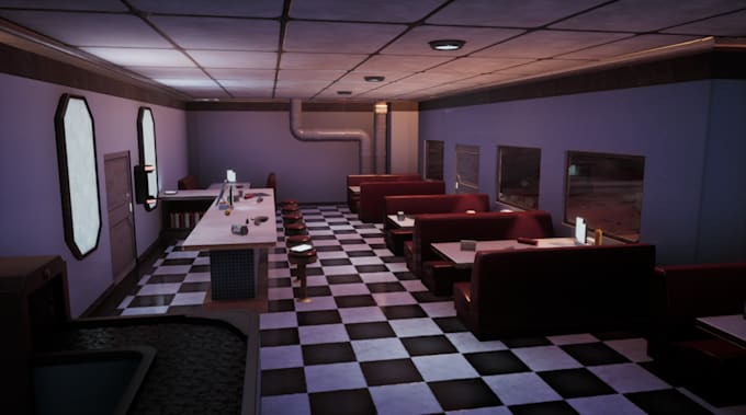 Bestseller - 3d environment model game art level design game asset in unreal engine  blender