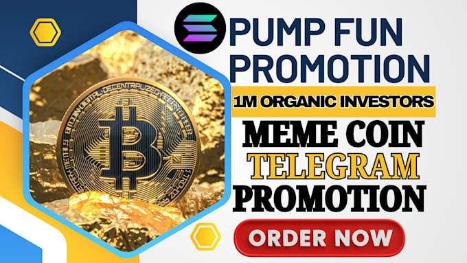 Bestseller - get 100m memecoin marketcap pump fun token promotion dexs telegram promotion