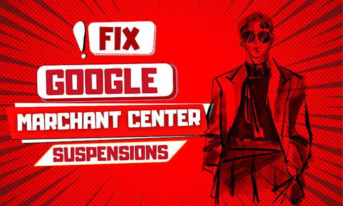 Gig Preview - Fix google merchant center issues,gmc suspended, feed errors, misrepresentation