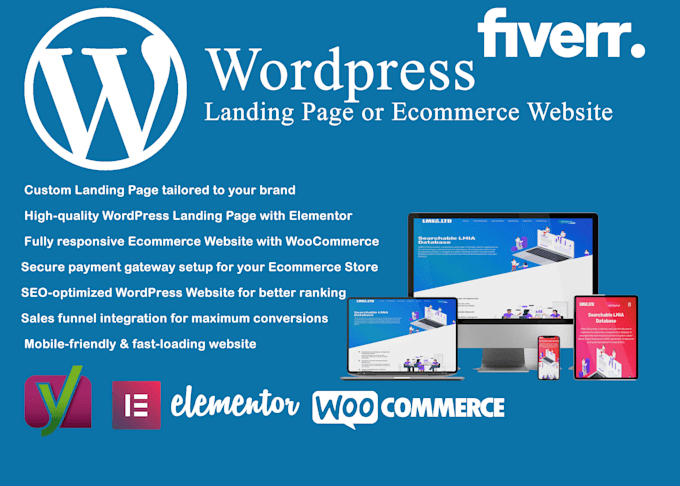 Bestseller - deisign a high converting landing page or ecommerce website in wordpress