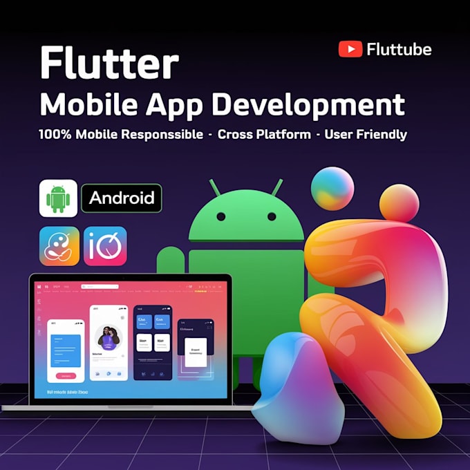 Gig Preview - Do mobile app development, ios app, android app creation flutter app developer