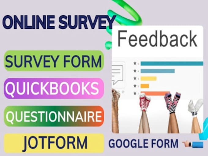 Gig Preview - Conduct your online survey, market research questionnaire google jotform survey