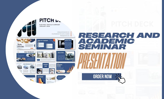 Bestseller - create research and academic seminar powerpoint presentation