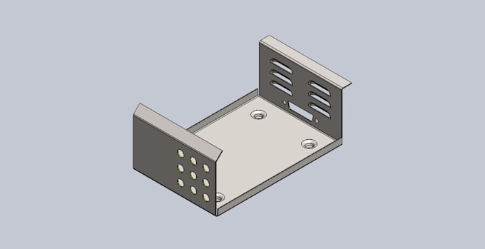 Gig Preview - Create precise sheet metal designs and drawings in solidworks