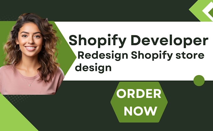 Gig Preview - Be your shopify developer redesign shopify store design upgrade online store