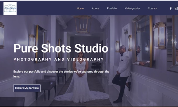 Bestseller - design photography website wix portfolio website wix photography with booking