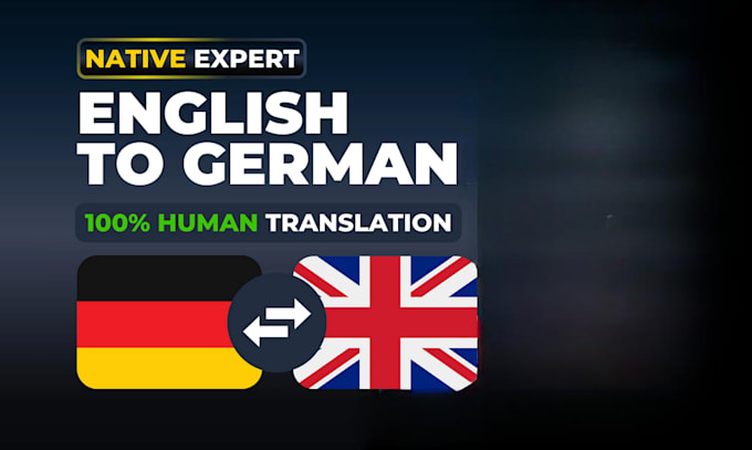 Gig Preview - Manually translate english to german translation