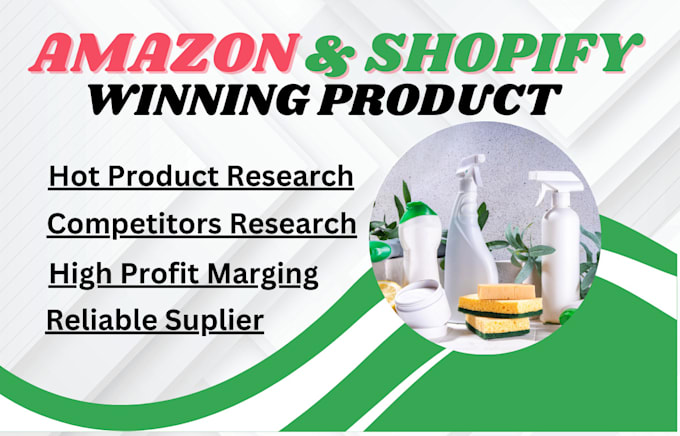 Gig Preview - Do amazon winning product research fba shopify dropshipping product hunting