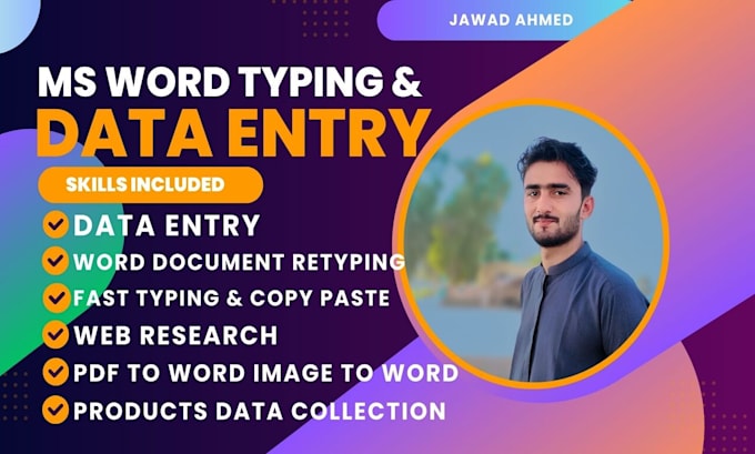 Bestseller - extra faster typing word docx and data entry lead gen low price