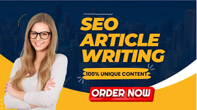 Gig Preview - Do blog writing or article writing as an SEO content writer