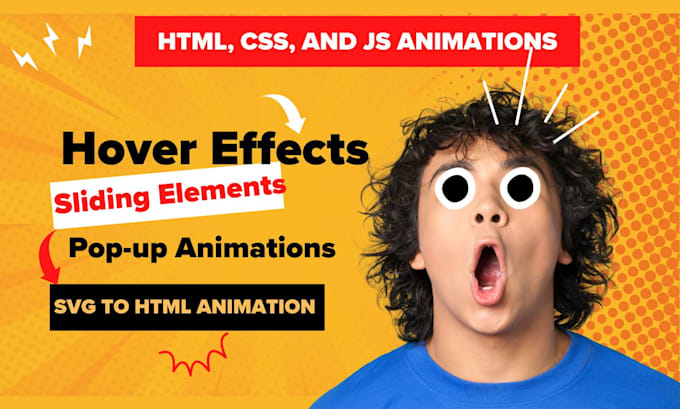 Gig Preview - Create stunning svg image and logo animations using html css and js