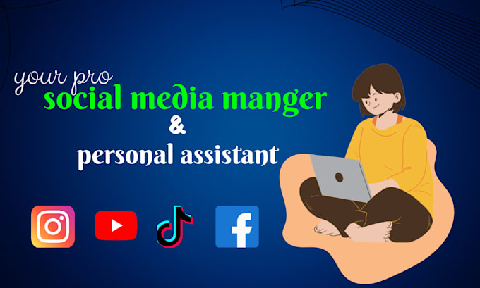 Bestseller - be your social media marketing manager and personal assistant