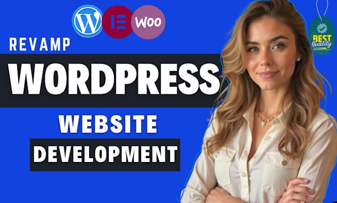 Gig Preview - Revamp wordpress website development, design wordpress business website