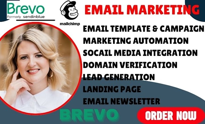 Bestseller - setup brevo, mailchimp email marketing, newsletter design, brevo HTML template