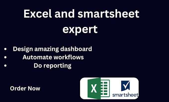 Bestseller - automate workflows and design dashboard using smartsheet and excel