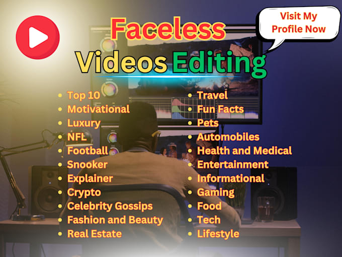 Bestseller - be your faceless youtube video editor