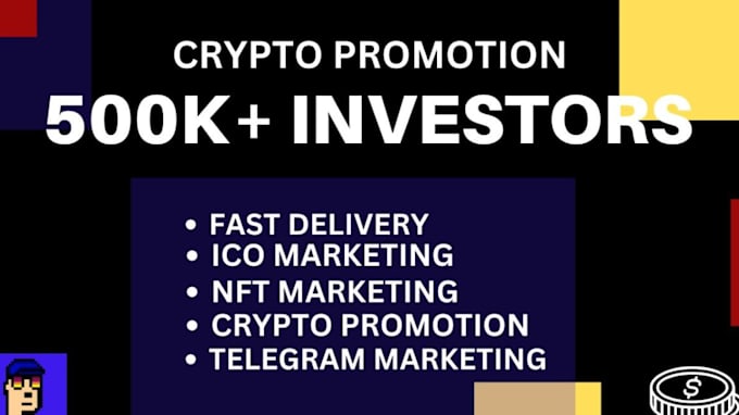 Gig Preview - Do organic ico telegram, meme coin promotion, nft crypto promotion